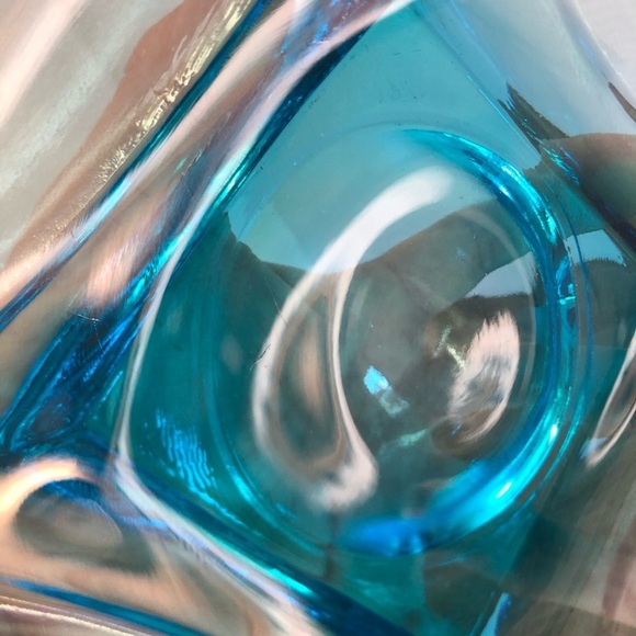 Vtg Hazel Atlas Colonial Capri Blue Serving Bowl - Picture 8 of 14